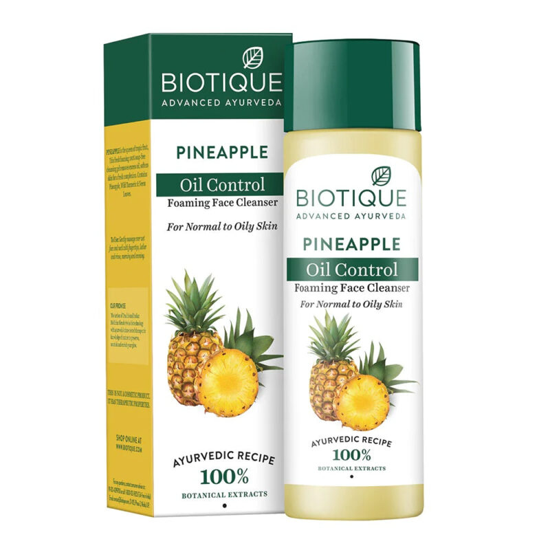 Biotique Pineapple Oil Control Foaming Face Wash