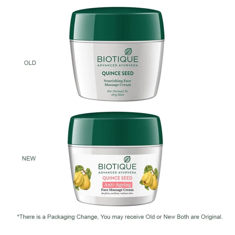 Biotique Quince Seed Anti-Ageing Face Massage Cream - Image 3