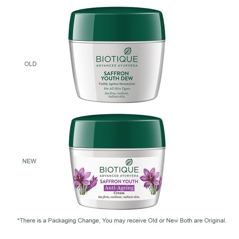 Biotique Saffron Youth Anti Ageing Cream For All Skin Types - Image 13