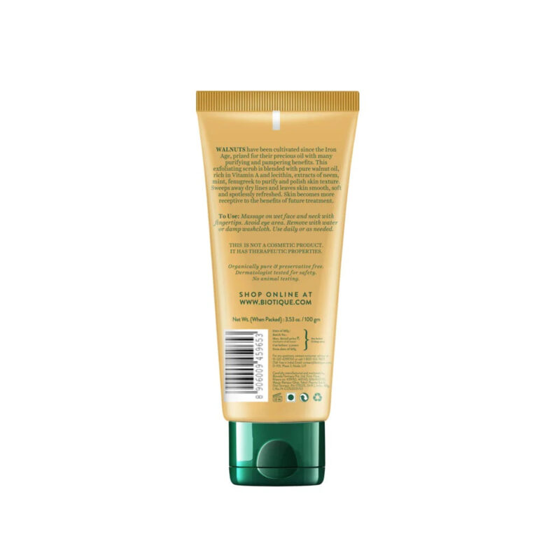 Biotique Walnut Exfoliating & Polishing Face Scrub - Image 4