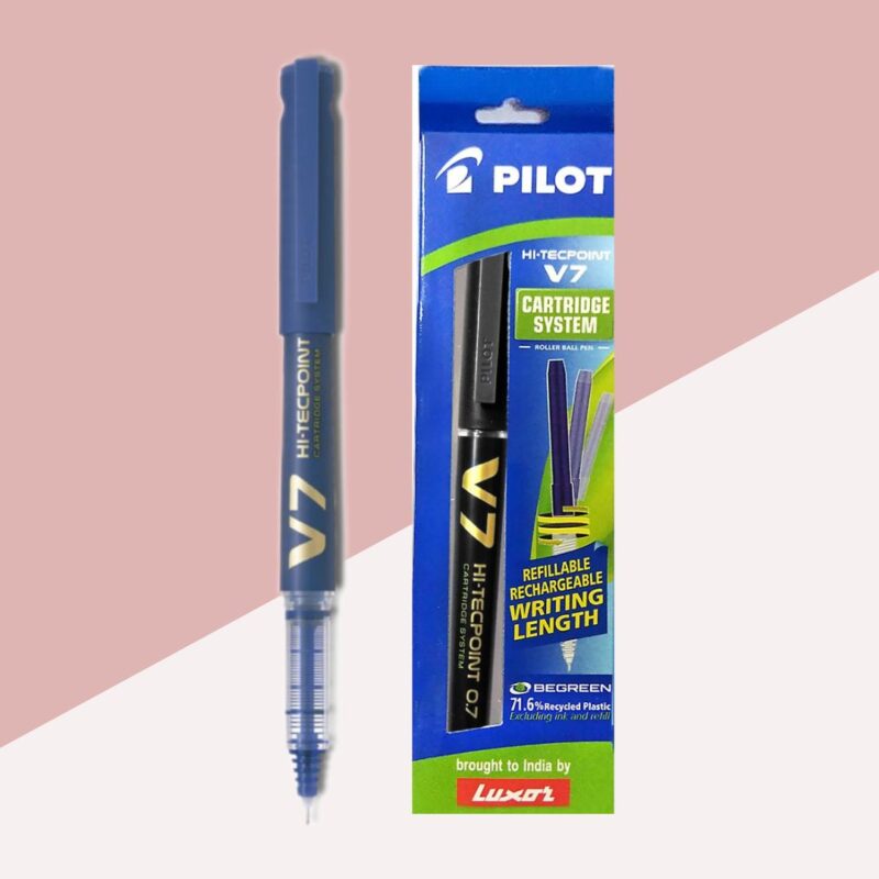 Pilot V7 Hitech Point Gel Pen Cartridge System – Red ( Pack of 1 )