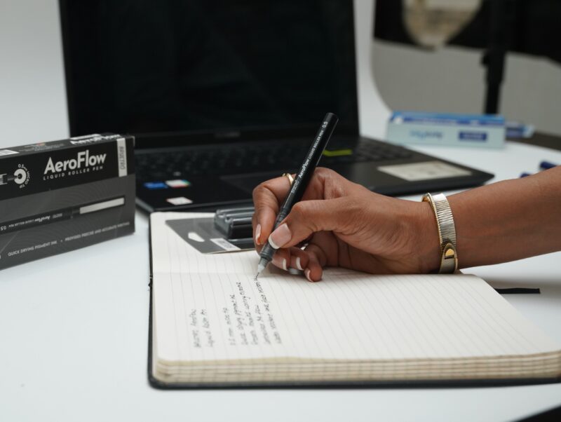 BRUSTRO AeroFlow Liquid Ink Rollerball Pens | Black | 0.5mm, Micro Tip | Pack of 3 | Ideal for Students, Professionals, Office, Exam use, Accurate Smooth Writing, Waterproof, Fade Resistant - Image 3