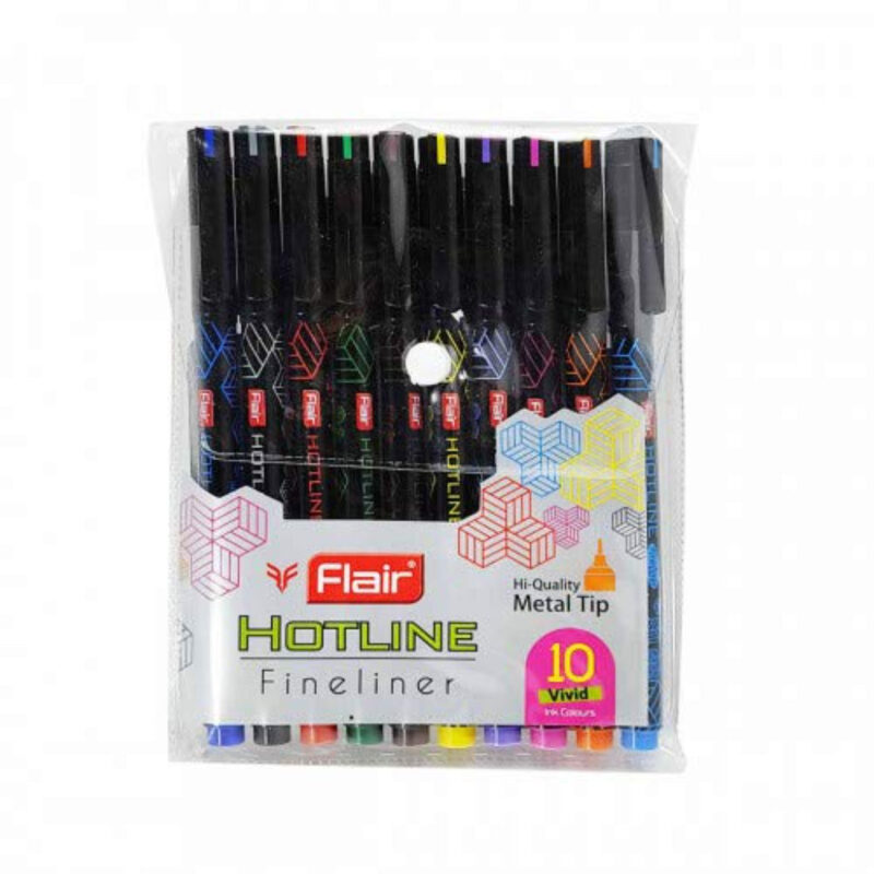 Flair Hotline 10 Pcs Pouch Set Assorted