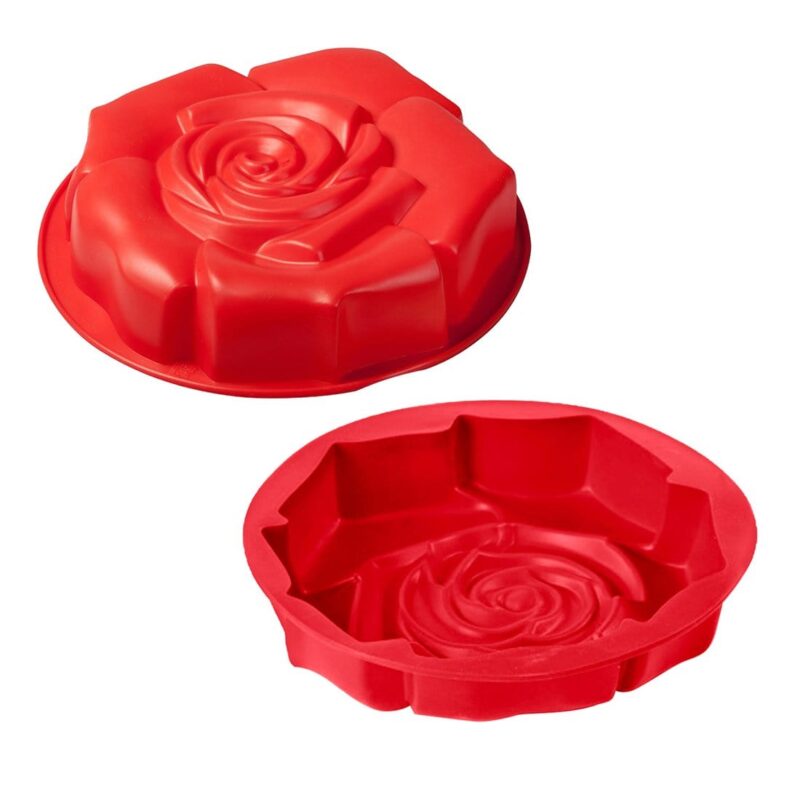 Pavoni Platinum Silicone Rose Shaped Cake Mould