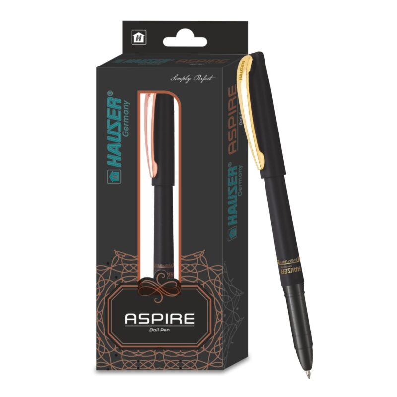 Hauser Aspire Metal Ball Pen - Blue Ink