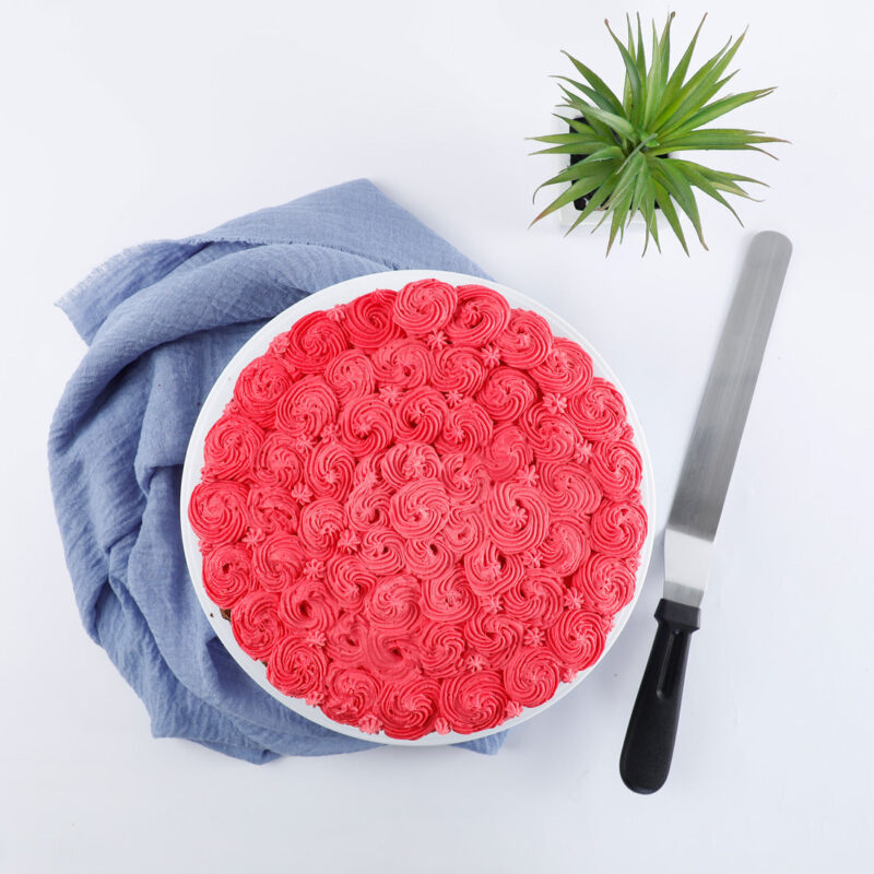 Ambrosia Palette Stainless Steel Knife 20.3 CM, Rounded Blade Tip, Solid Bakelite Handle, 1 Year Warranty - Image 5