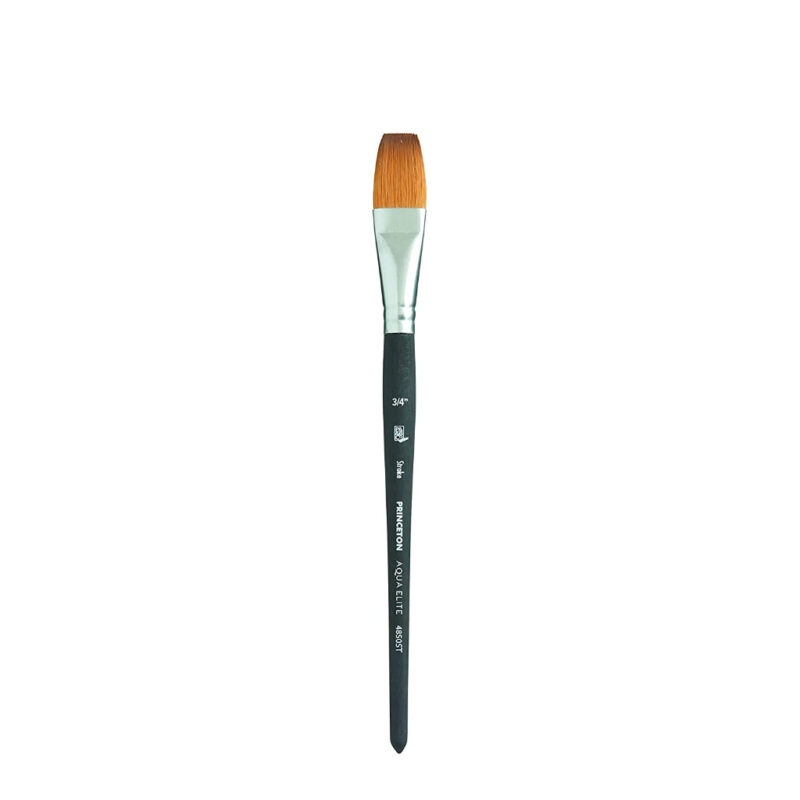 Princeton Aqua Elite Short Handle Stroke Paint Brush (3/4 Inches)
