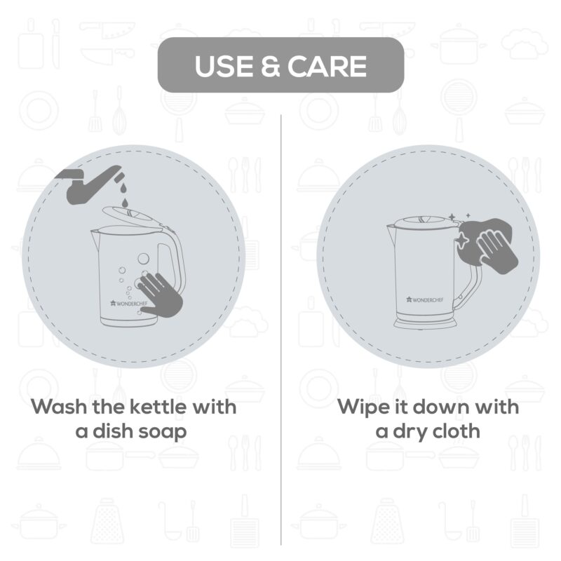 COOL-TOUCH Electric Kettle, 1500 W, 1.8 L, 1 Years Warranty - Image 7