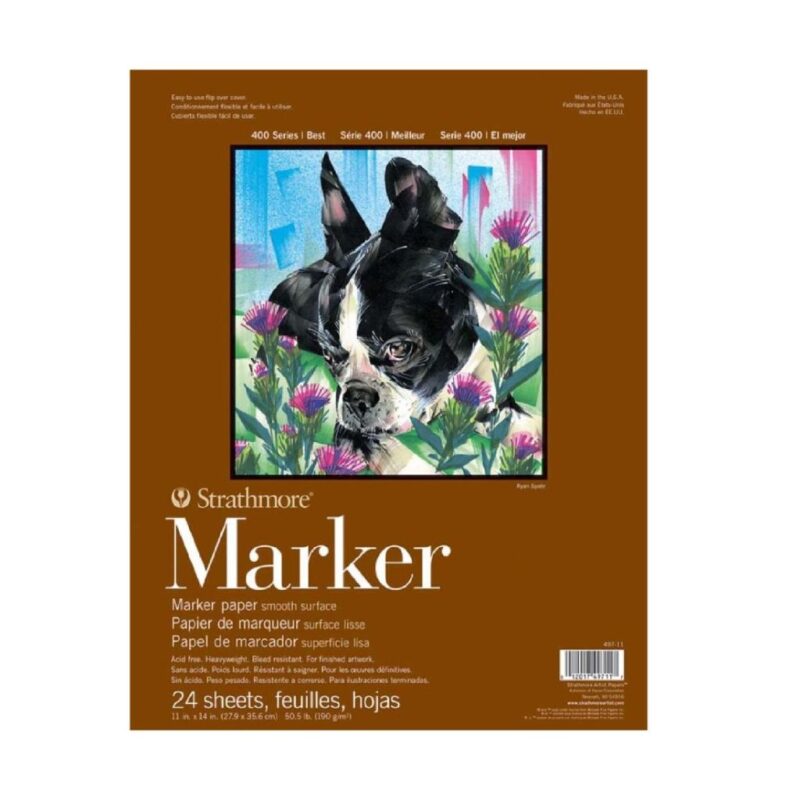 Strathmore Marker Paper Pad 11""X14""-50# Smooth