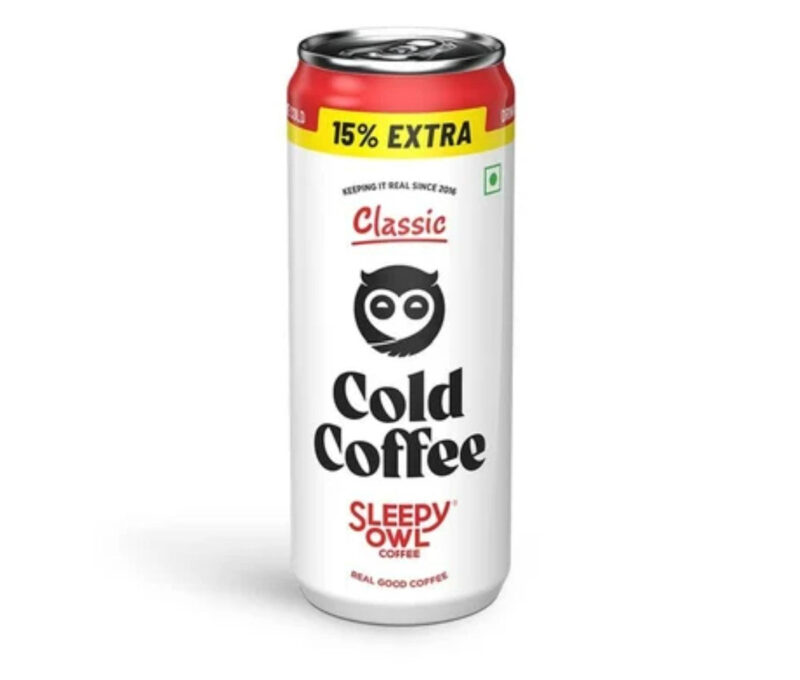 Sleepy Owl Classic Cold Coffee Can - 200ML