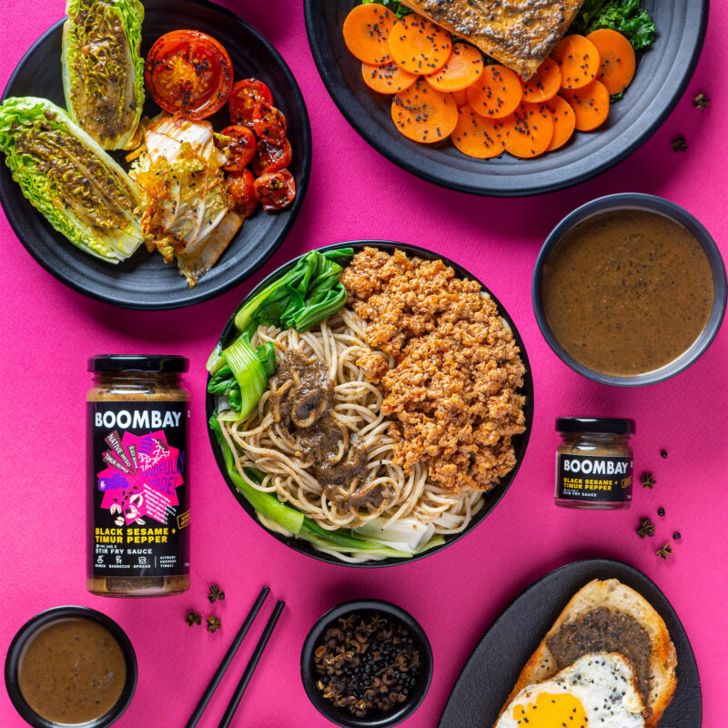 Boombay Black Sesame + Timur Pepper