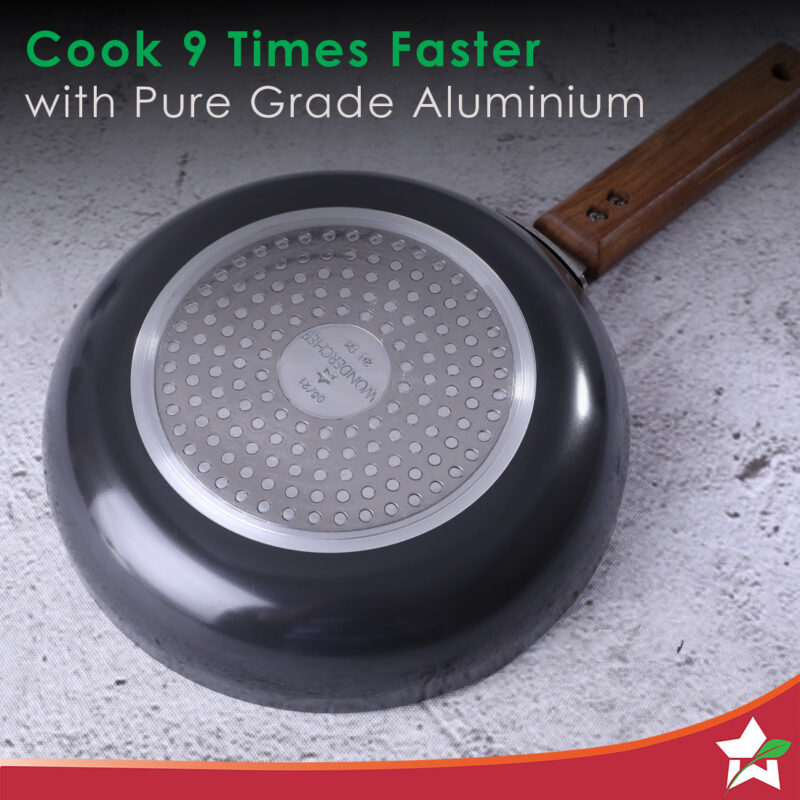 Ebony Hard-Anodised 24 cm Fry Pan | 1.75 L | 3.25mm thickness | Black - Image 6