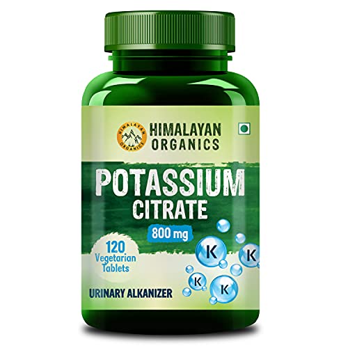 Himalayan Organic Potassium Citrate 800mg   - 120 Veg Tablets