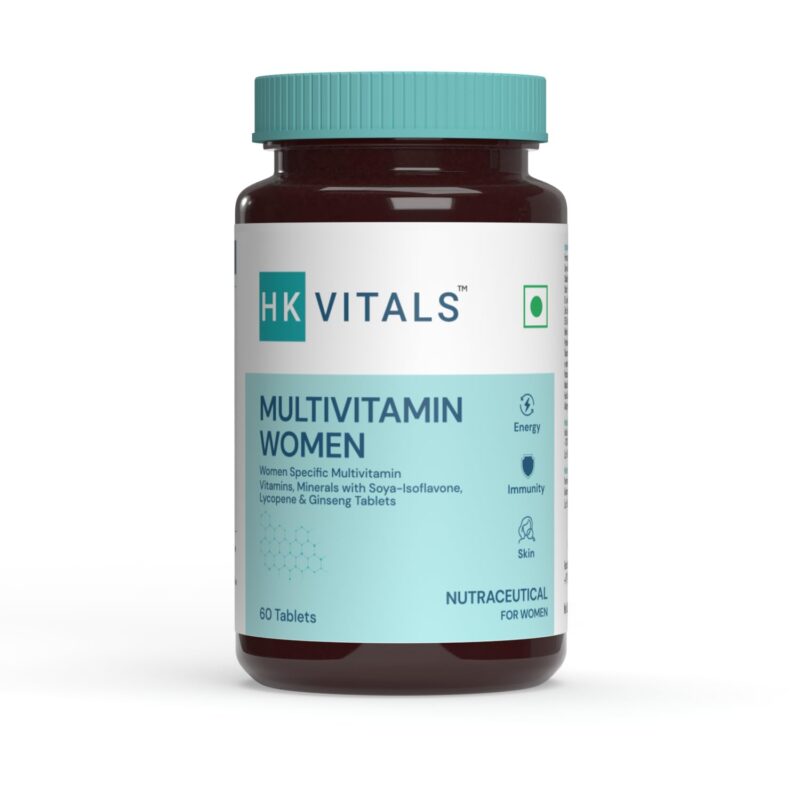 HealthKart HK Vitals Multivitamin for Women (60 Multivitamin Tablets)