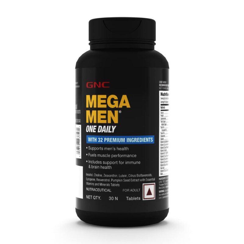 GNC Mega Men One Daily Multivitamin for Men -  30 Tablets