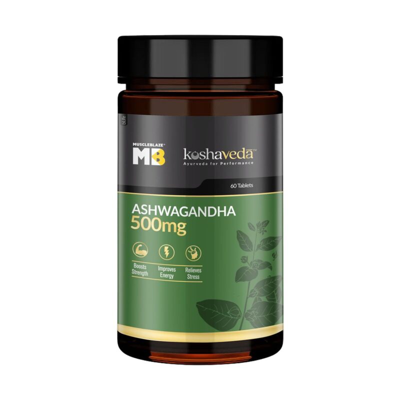 MuscleBlaze Koshaveda Ashwagandha 500mg - 60 Tablets