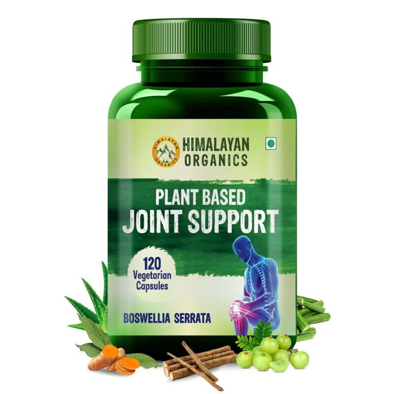 Himalayan Organics Plant Based Joint Support With Boswellia Serrata - 120 Veg Capsules