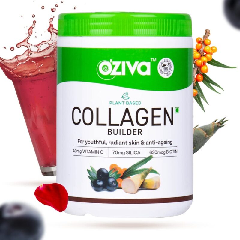 OZiva Plant Based Collagen Supplement for Women & Men - 250 g