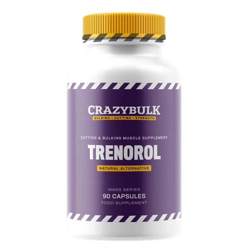 CrazyBulk TRENOROL (TRENBOLONE) Natural Alternative for Cutting & Bulking Muscle Supplement,  (90 Capsules)