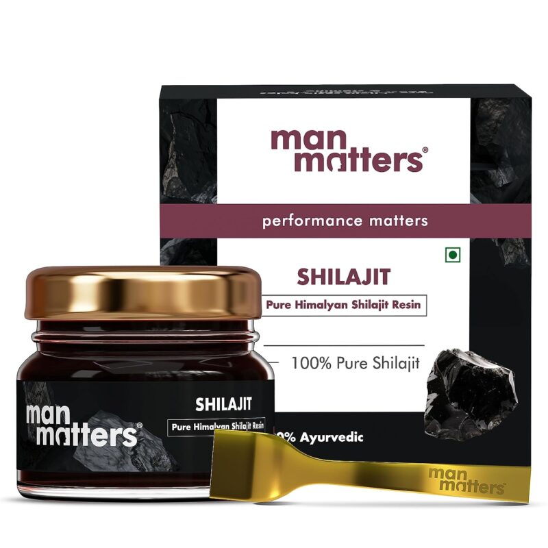 Man Matters 100% Pure Himalayan Shilajit Resin for Men - 20g