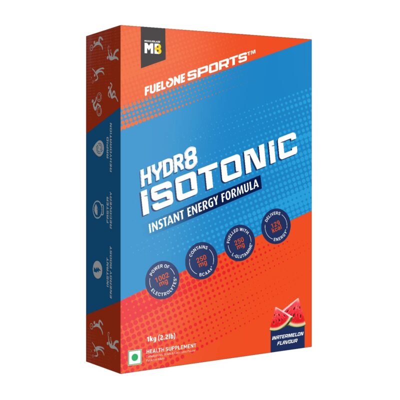 MuscleBlaze Fuel One Sports Hydr8 Isotonic Instant Energy Formula (Watermelon, 1 kg)