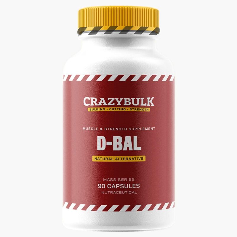CrazyBulk D-BAL (DIANABOL) Natural Alternative for Muscle & Strength Supplement (90 Capsules)