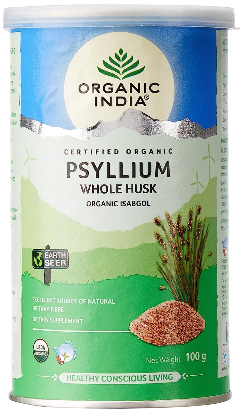 Organic India Psyllium Whole Husk - 100gm