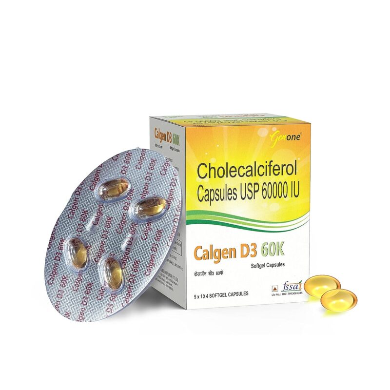 GenOne Calgen D3 Vitamin D3 (20 Caps)