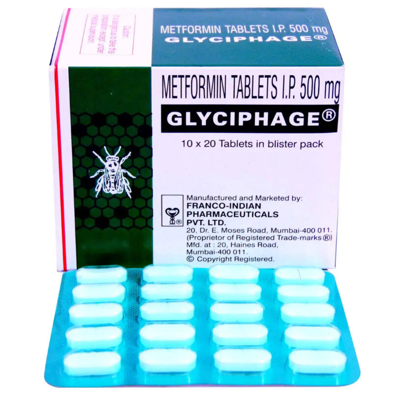 Glyciphage 500mg - 20 Tablet