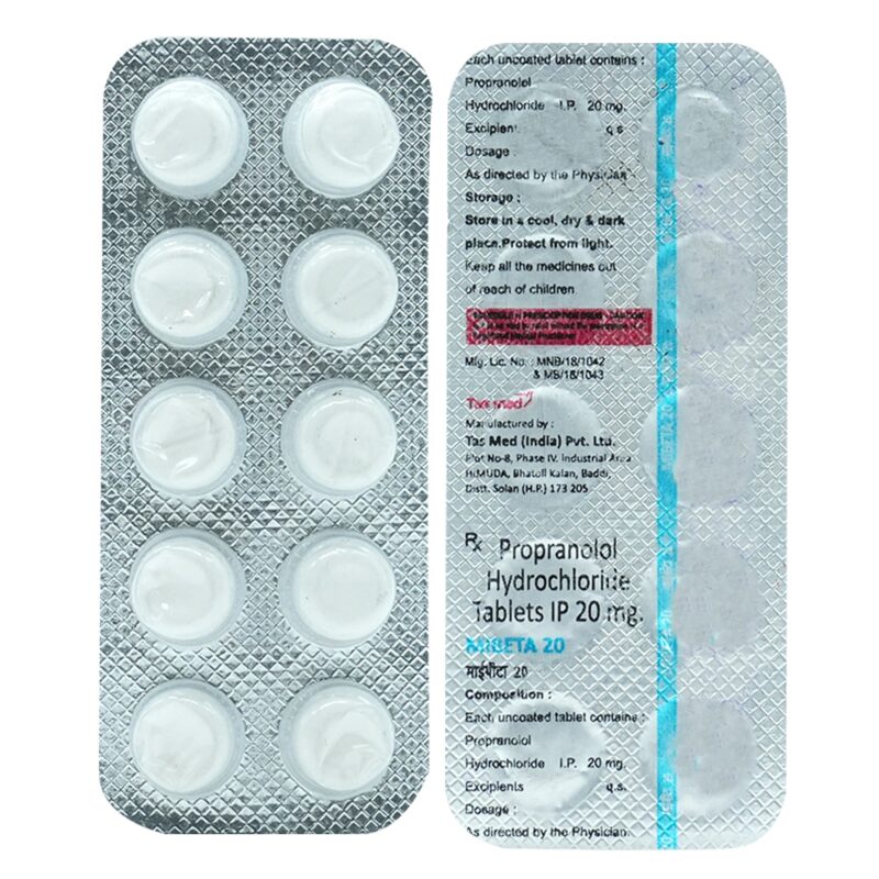 Mibeta 20mg - 10 Tablets