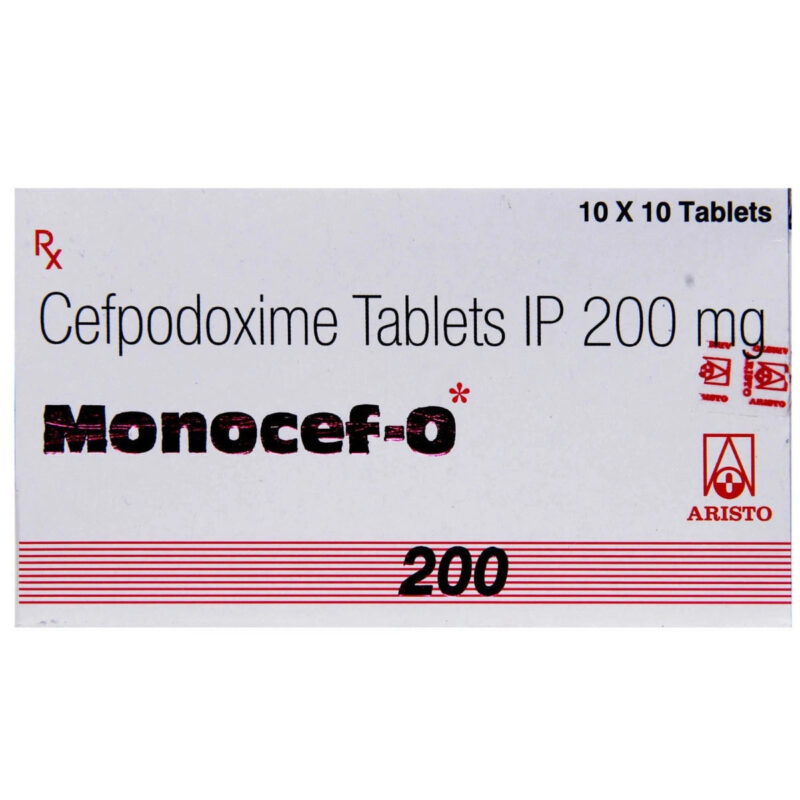 Monocef-O 200 - 10 Tablet
