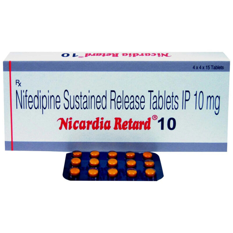 Nicardia Retard 10 - 15 tablet