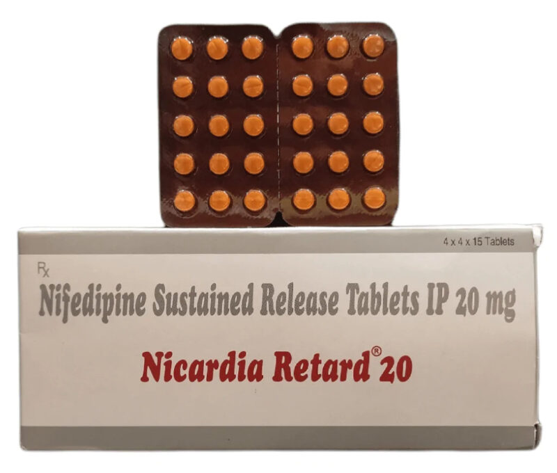 Nicardia Retard 20 - 15 tablet