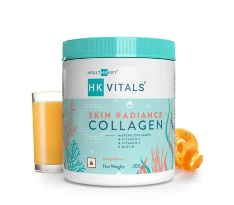 Healthkart Vitals Skin Radiance Collagen Supplement (Orange) - 200GM