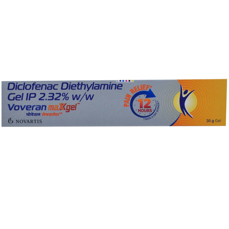 2x Diclofenac 2.32 %W/W Voveran Max Gel  30 gm - Pack of 2 - Image 2