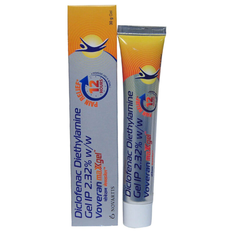 2x Diclofenac 2.32 %W/W Voveran Max Gel  30 gm - Pack of 2