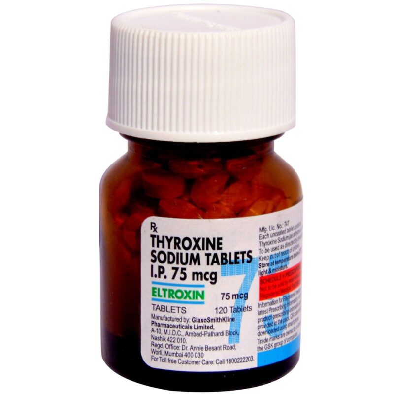 Eltroxin 75 mcg - 60 Tablet