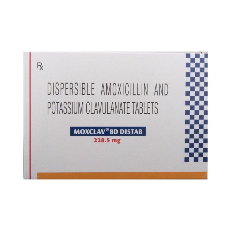 Moxclav BD Distab 228.5 - 10 Tablets