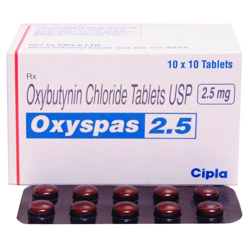 Oxyspas 2.5 - 10 Tablets